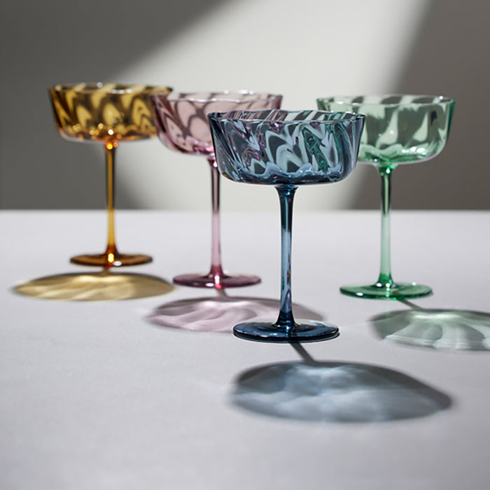 Lyngby Vienna Champagneglazen 4st. - Paars