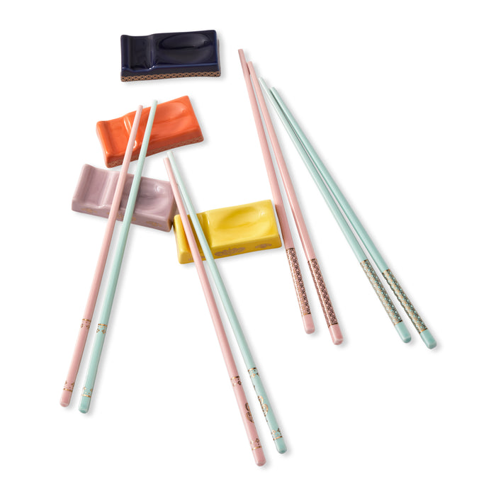 POLSPOTTEN Grandpa Serviesset Set van 4 - Asian