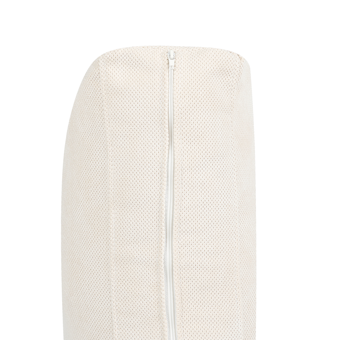 Beliani - VINTERBRO - Driezitsbank - Lichtbeige - Polyester