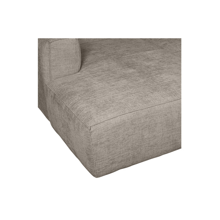 WOOOD Bean Hoekbank Links - Melange - Travertin