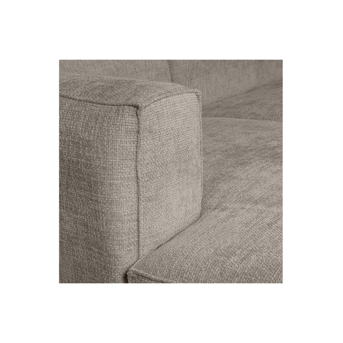 WOOOD Bean Hoekbank Links - Melange - Travertin