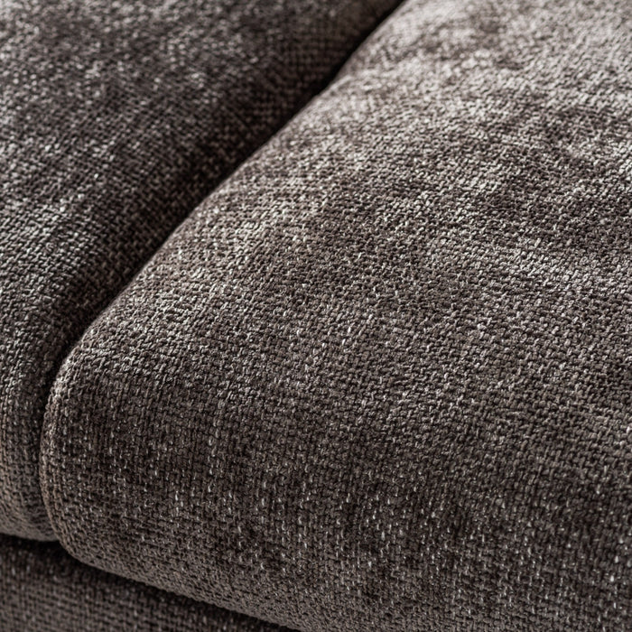 Vurna Marissa 3-zits hoekbank rechts stof - antraciet