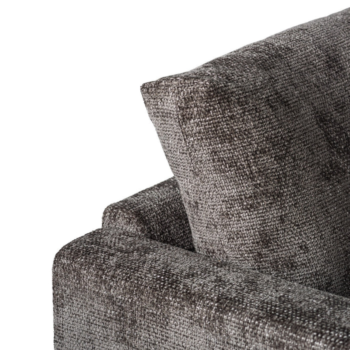 Vurna Marissa 3-zits hoekbank rechts stof - antraciet