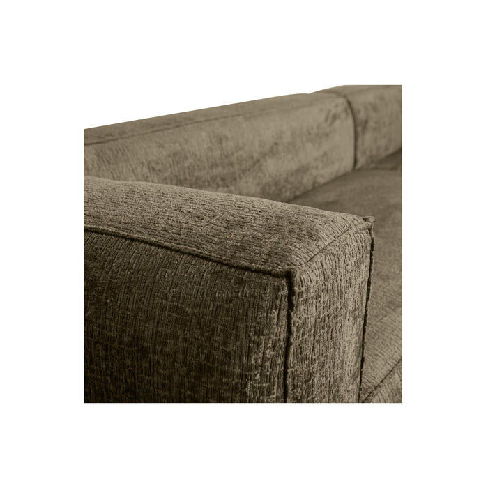 WOOOD Bean Hoekbank met Chaise Longue Rechts - Velvet - Moss