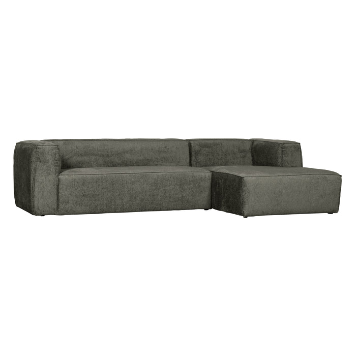 WOOOD Bean Hoekbank met Chaise Longue Rechts - Velvet - Waterplant