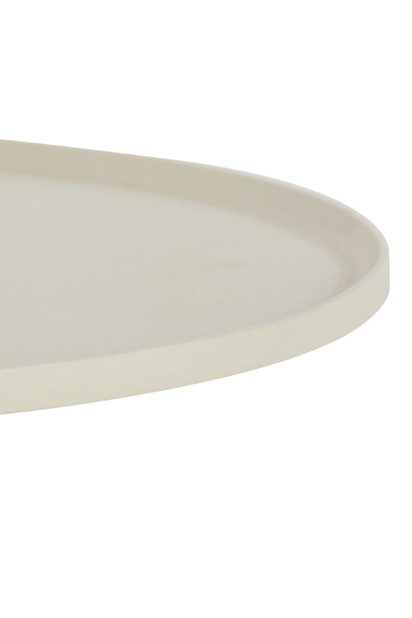 Light & Living - Schaal MAES - Ø30x1.5cm - Wit