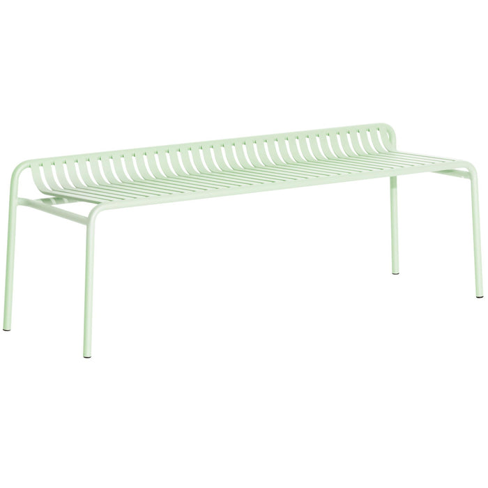 Petite Friture Week-end tuinbank zonder rugleuning Pearl Grey