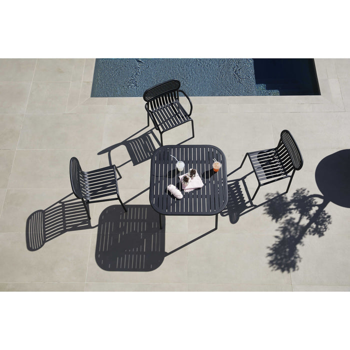 Petite Friture Week-end tuintafel 85x85 Grey Blue