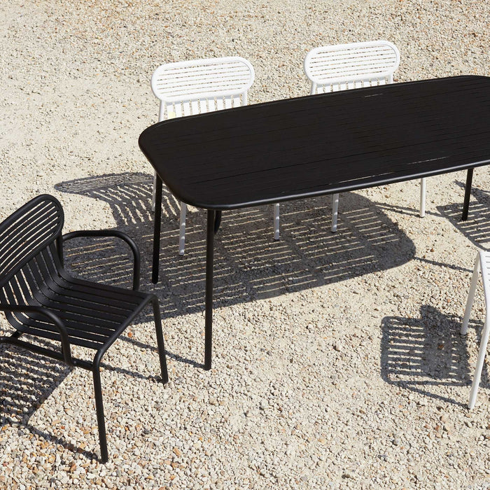 Petite Friture Week-end tuintafel 220x85 Pearl Grey