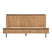 Kave Home - Licia bed van massief mangohout en zwart gelakt metaal,