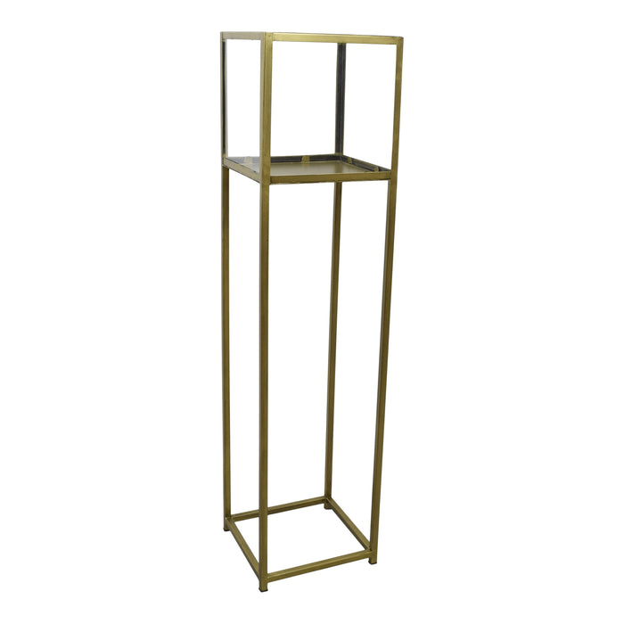 LOFT42 Flint Staand Windlicht Antique Messing - Metaal