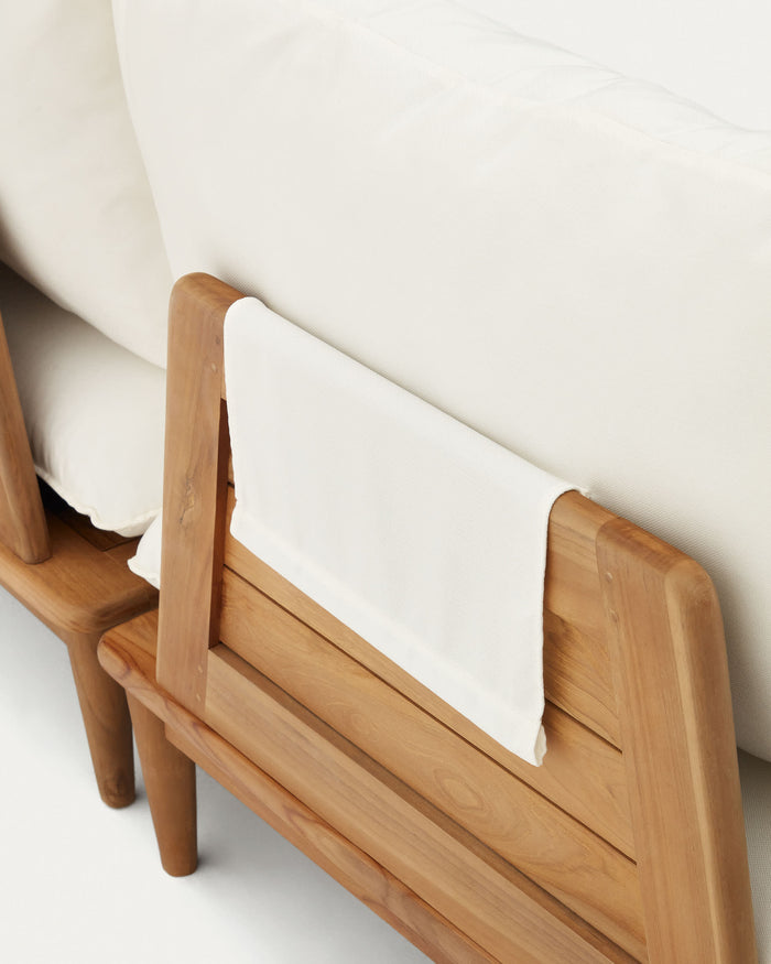 Kave Home - Set Portitxol van 2 modulaire fauteuils in massief