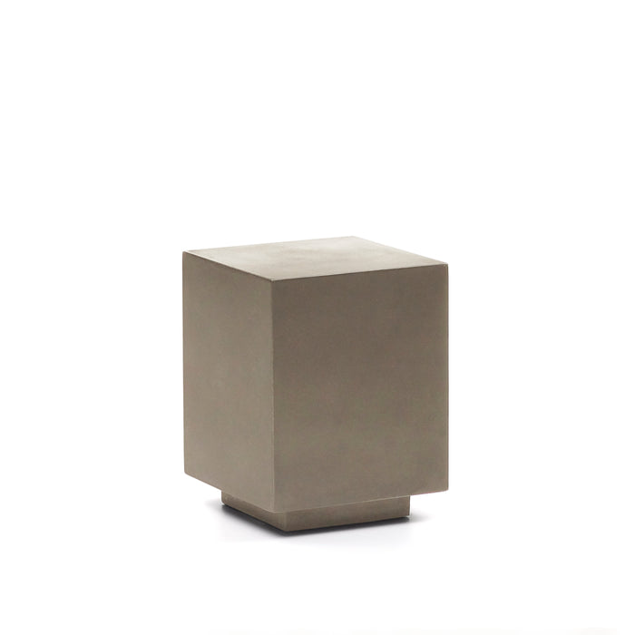 Kave Home - Rustella salontafel in cement 35 x 35 cm