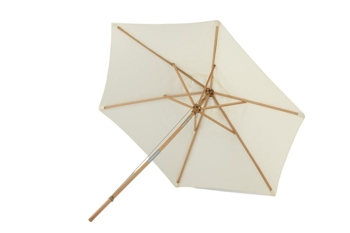 Nest outdoor Edit verstelbare parasol wit - Ø 2,5 meter