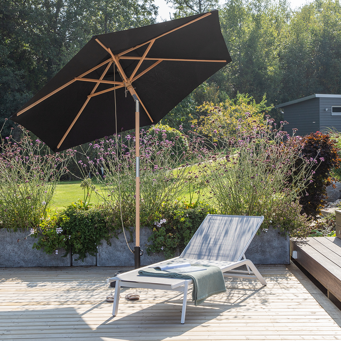 Nest outdoor Edit Parasol Ø250 cm - Zwart