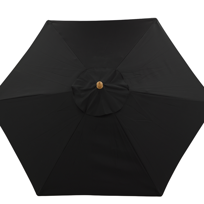 Nest outdoor Edit Parasol Ø250 cm - Zwart