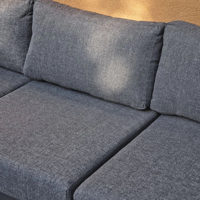 Woood Bari platform Loungeset - Grijs