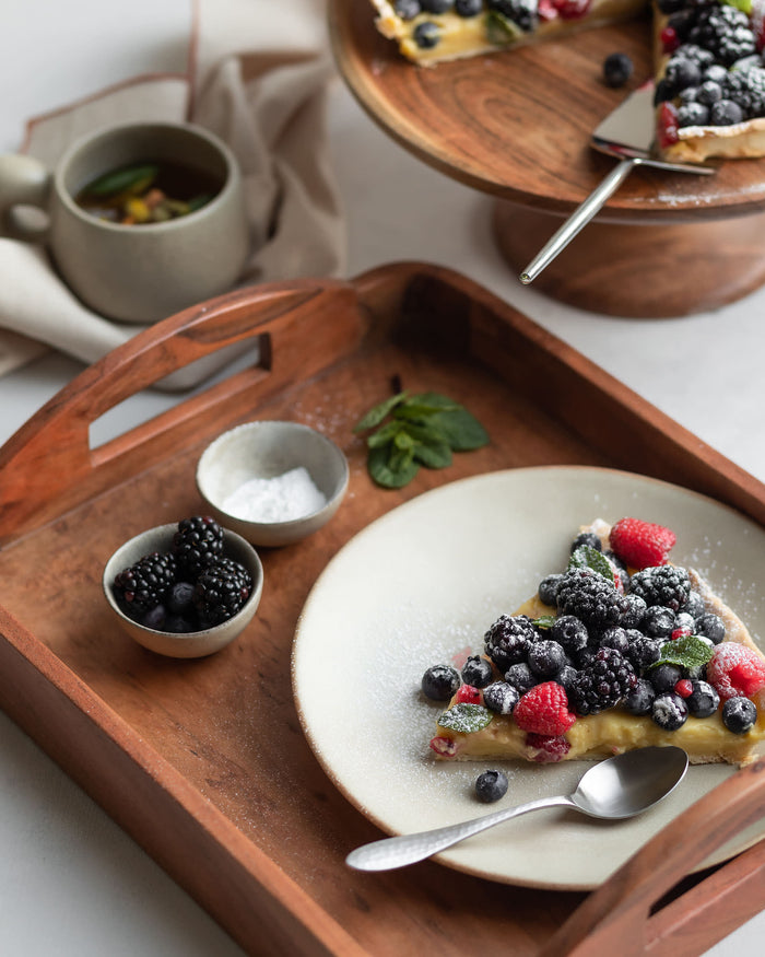 Kave Home - Elissa klein acaciahouten dienblad