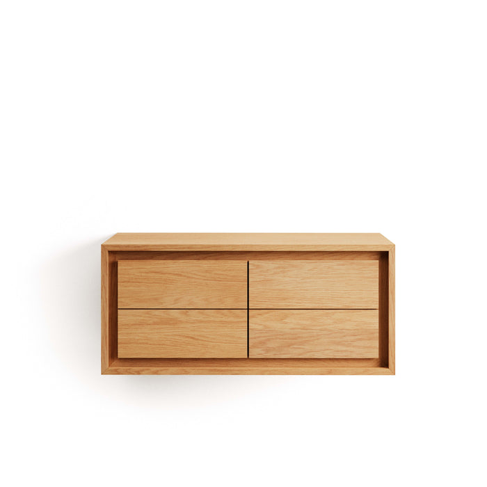 Kave Home - Badkamermeubel Kenta van massief teakhout met natuurlijke