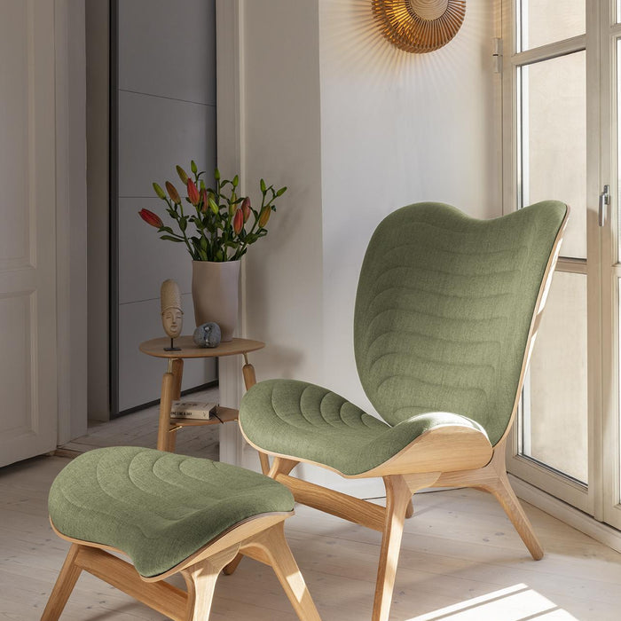 Clava Up Wood wandlamp medium Ø35 donker eiken