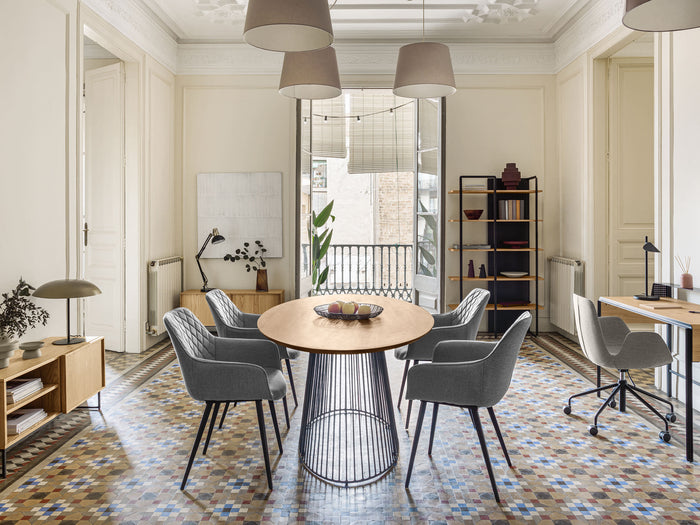Kave Home Amira Eetkamerstoel - Lichtgrijs