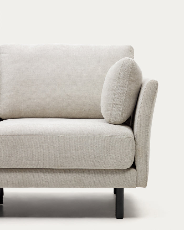 Kave Home - Gilma parel 3-zitsbank chenille met links|rechts chaise