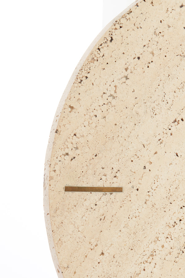 Light & Living Light&living Klok Ø43 cm JENAY crème travertin