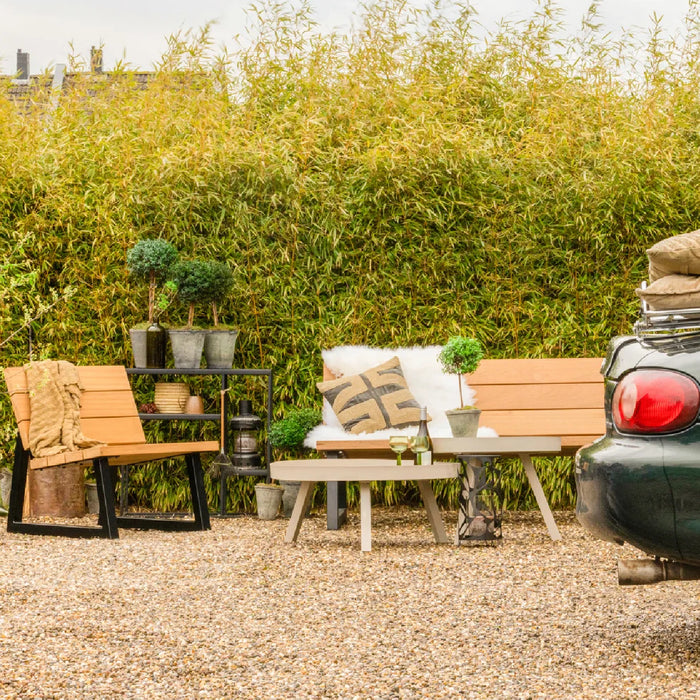 WOOOD Sunny Bijzettafel Buiten - Metaal - Mist - 35 x Ø 80 cm