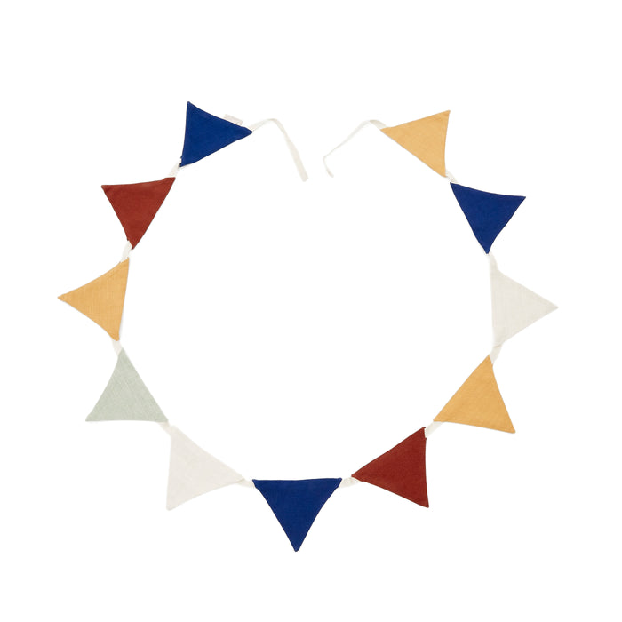 Kave Home - Veelkleurige Zelda-slinger van 100% katoenmet vlaggetjes