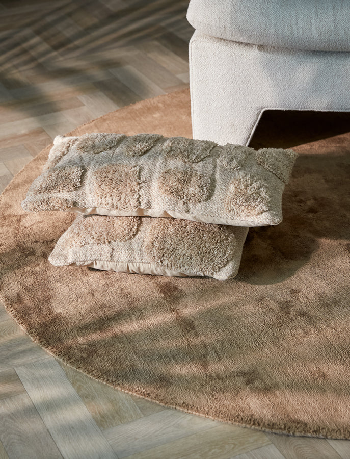 Light & Living - Vloerkleed SITAL - Ø180x2cm - Bruin