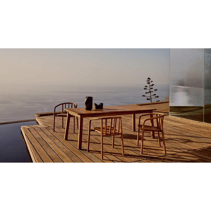 Kave Home - Uitschuifbare tuintafel Turqueta van FSC 100% massief