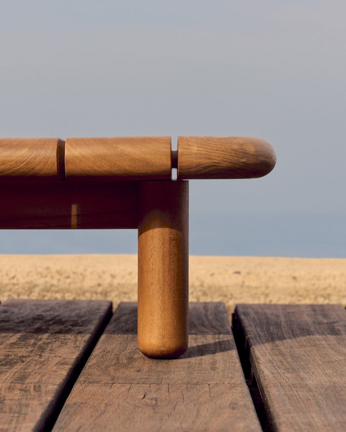 Kave Home - Koffietafel Turqueta van FSC 100% massief teakhout 140 x