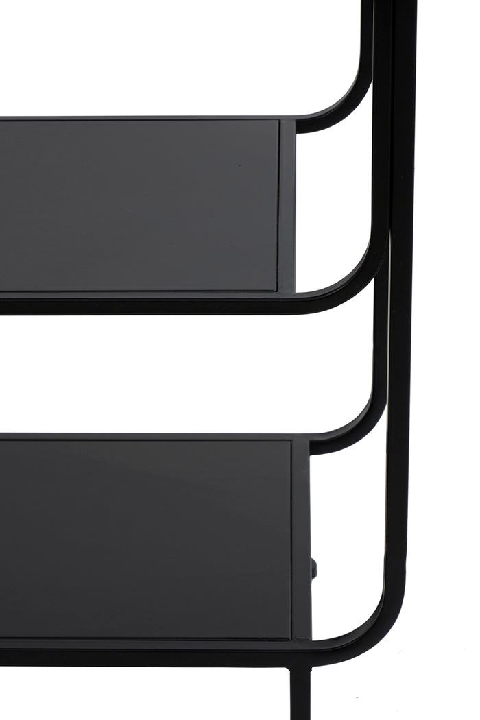 Light & Living Light&living Kast open 141x37x81,5 cm WINSTON mat zwart