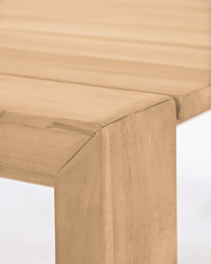 Kave Home - Victoire tuintafel in massief teakhout 200 x 100 cm