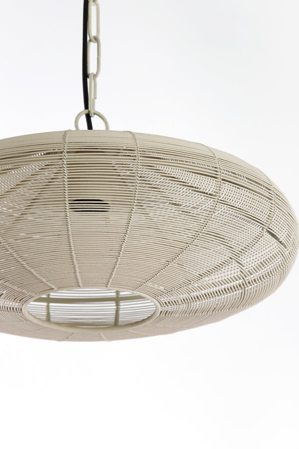 Light & Living Light&living Hanglamp Ø40x18 cm BAHOTO mat crème