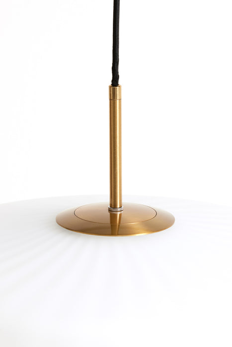 Light & Living - Hanglamp PLEAT - Ø30x17cm - Wit