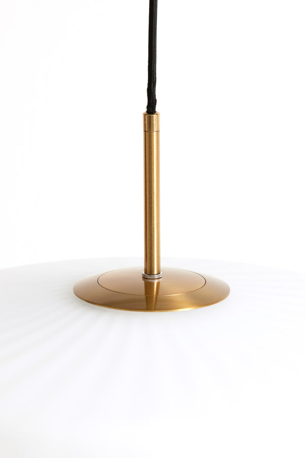 Light & Living - Hanglamp PLEAT - Ø40x17cm - Wit