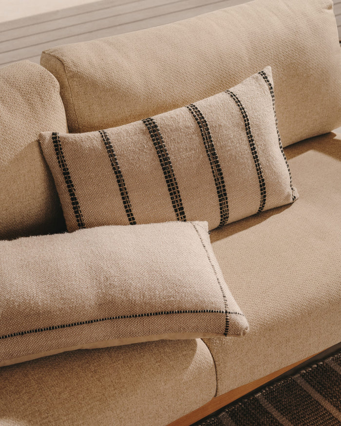 Kave Home - 3-zitsbank Tirant van FSC 100% massief teakhout 212 cm