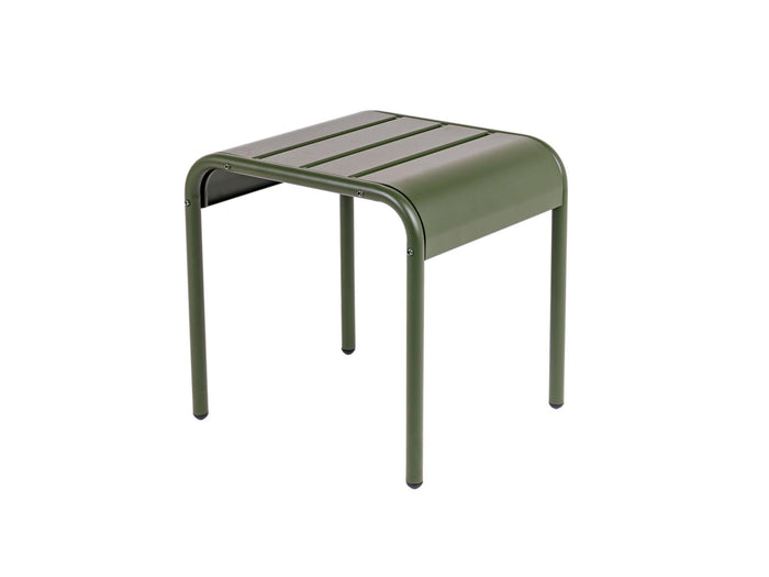 MaximaVida metalen bijzettafel krukje Max 45 cm olijfgroen