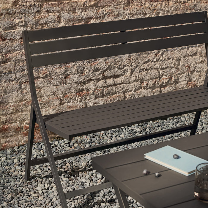 Kave Home - Opvouwbare Buitenbank Torentje van aluminium met