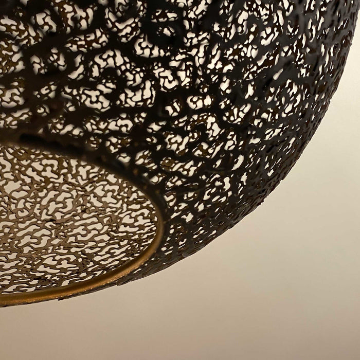 Freelight Hanglamp Moon Zwart Mat Goud Ø 30cm