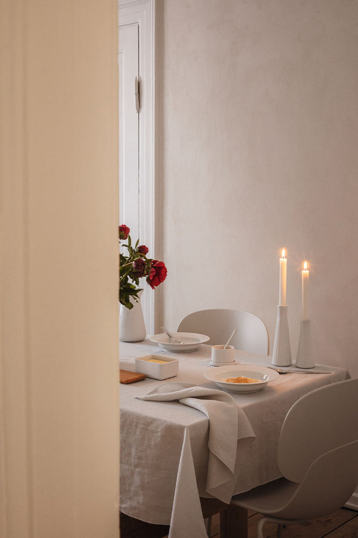 Botervloot met Eiken Deksel, Wit - Eva Trio| Legio Nova