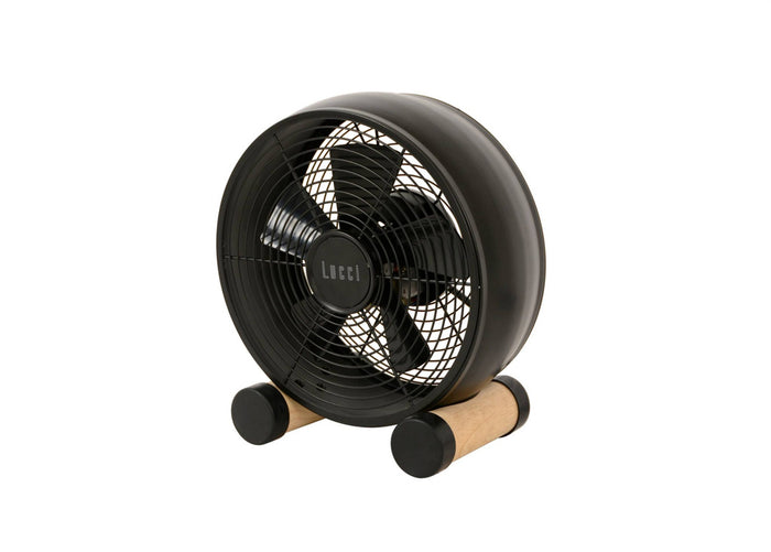 Lucci Air Ventilator BREEZE Zwart Ø 20cm 2 Standen 35Watt