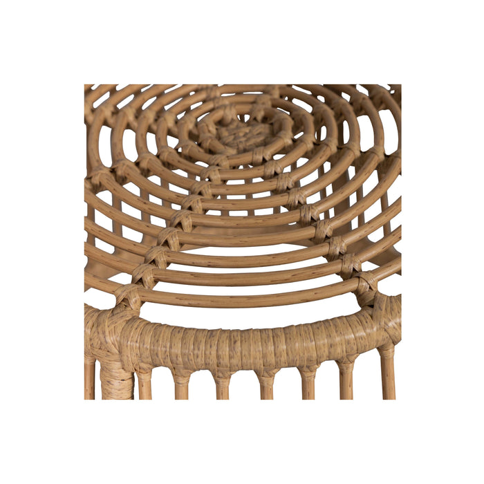 WOOOD Hocker Alatna - Wicker - Naturel - 33x43x43