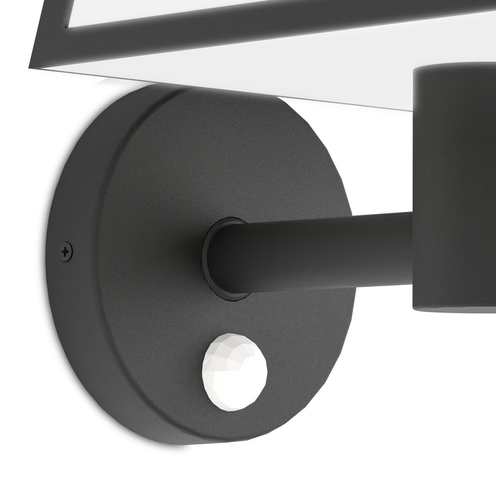 EGLO Altilia Solar Wandlamp - LED - 20 cm - Zwart|Wit