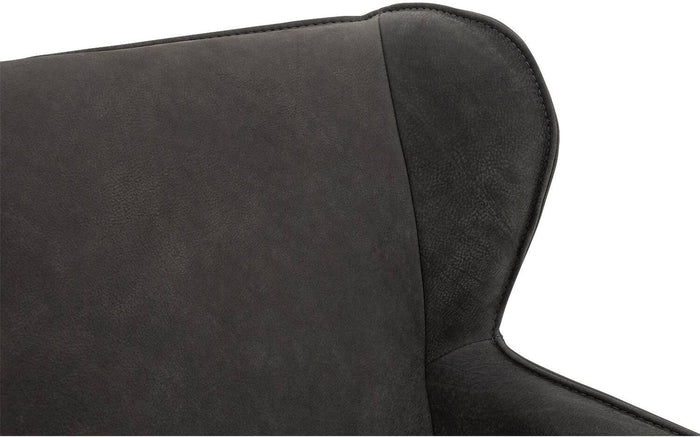 Goossens Eetkamerstoel Leogang - Leder met armleuning