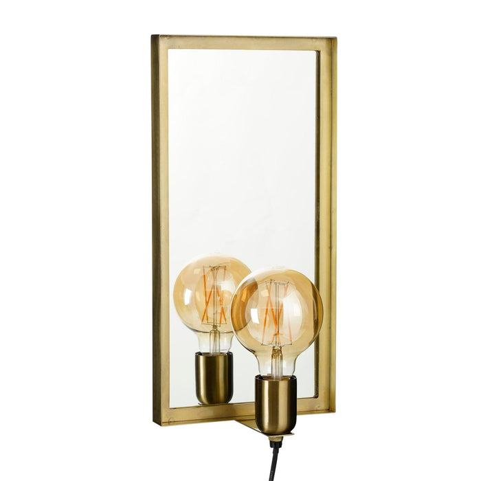 Mica Decorations Wandlamp Blake - 20x11x41 cm - Ijzer - Goud