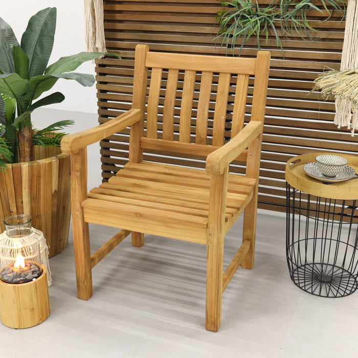 VDG LF Patrick teak houten tuinstoel
