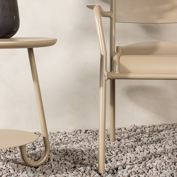 Nest outdoor Caro Aluminium Bistroset 3 Delig - Beige