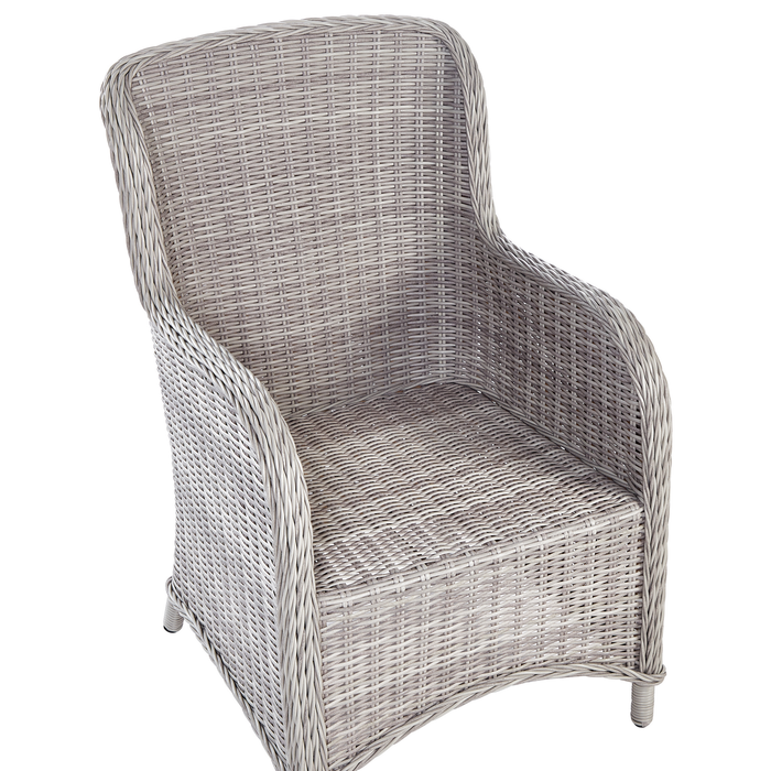 Beliani - CASCAIS - Tuinstoel set van 2 - Beige - PE rotan